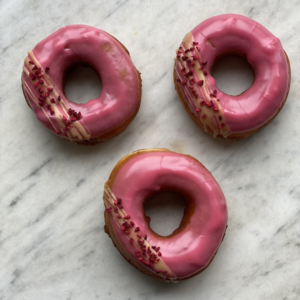 Hindbær Donuts e-opskrift Glutenfrimor